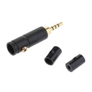2.5mm 4 Pin Audio Plug Adapter For Headphones Sound Improvement