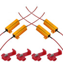 4pcs Load Resistor 50W 6RJ LED Decoder Fix Error Code Hyper Flash Turn Signal