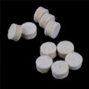 100pcs 13mm Wool Felt Polishing Buffing Pad 2 Shank Grinding Wheel Parts TT