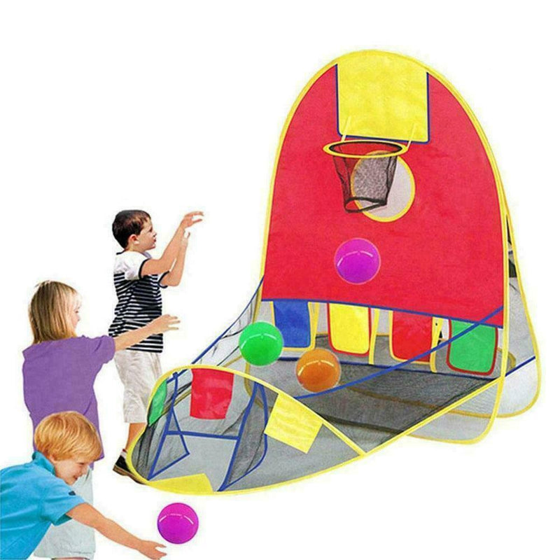 Foldable Sports Basketball Tent Game Basket Shooting duty Ball Tent Fun M8B9