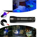 3.7V LED UV Flashlight Zoomable Lantern UV Torch Outdoor Lighting 5 Modes