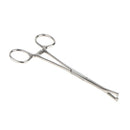 6'' Stainless Steel Slotted Triangle Forceps Body Belly Navel Septum Nose Lip