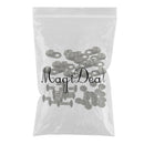 40 Sets Carabiner Shoelace Buckles Hooks Non-slip Stopper Rope Clips Clamps
