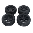 4 Pieces RC Buggy Wheels & Tyres 1/10 Scale  Car for HSP HPI Redcat