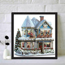 5D DIY Full Drill Diamond Painting Christmas House Cross Stitch Embroidery
