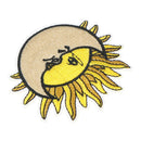 Sun moon Fabric Patch Embroidered Sew on Patches For Clothing DIY Decoration ME