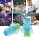 Silicone earplugs noise cancelling reusable ear plugs hearing protection +box FT
