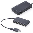 4 Port Micro USB Power Charging OTG Hub Cable Adapter For Android Phone  GSN