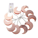 10LED Moon Shape Light Fairy String Lamp Party Wedding Christmas Home Decor