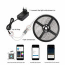 WiFi RGB Controller for LED Light Strips, Working with Smartphone Alexa Wir