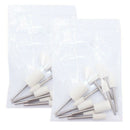 20Pcs Wool Felt Mounted Mandrel Polishing Buffing Wheels Grinding Bits Grin Q9R3