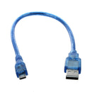 Blue 12.2 Cable High Speed USB A Male to Micro B 5-Pin Male Extension Cable