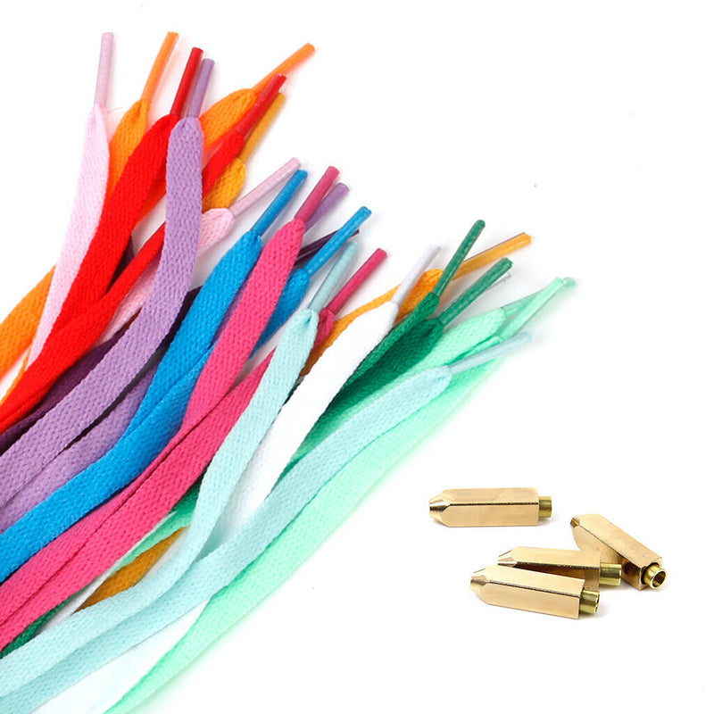 12  Flat Athletic Shoelaces Various Color DIY Kit