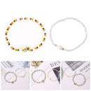 2Pcs/set Hand-knitted Beaded Shell Conch Bracelets Jewel Hot Fashion Ladies X1T9