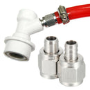 Ball Lock Disconnect Quick Connector 5/16 Barbed 1/4 Threaded Beer Dispenser