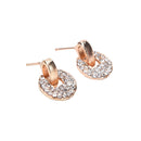 1Pair Fashion Women Lady Elegant Crystal Rhinestone Ear Stud Earrings JewelryHTO