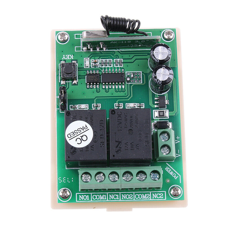 433Mhz Wireless Remote Control Switch DC 12V 10A 3CH Relay Receiver Module