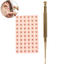 1X Brass Ear Acupuncture Point Massage Probe Auricular Detection Pen Stick  ES