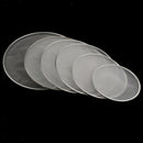 8'' White Double Layer Drum Head Drum Skin for Bass Drum Set Kit Parts