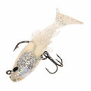 5Pcs 8.5cm 14g Soft Bait Lead Head Fish Lures Bass Fishing Tackle Sharp Hoo A1K9