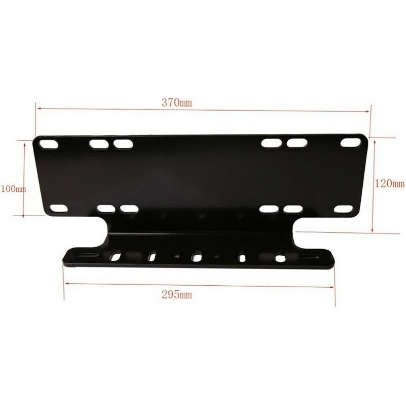1Pcs Front Bumper License Plate Mounting Bracket for Truck Off-Road SUV 4X4 Q7W5