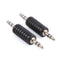 2pcs 3.5mm Stereo Male to Male Jack Audio Plug Connector Coupler Adapter
