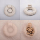 Newborn Photography Prop Baby Posing Pillow Photo Prop Pad Photoshoot Beige
