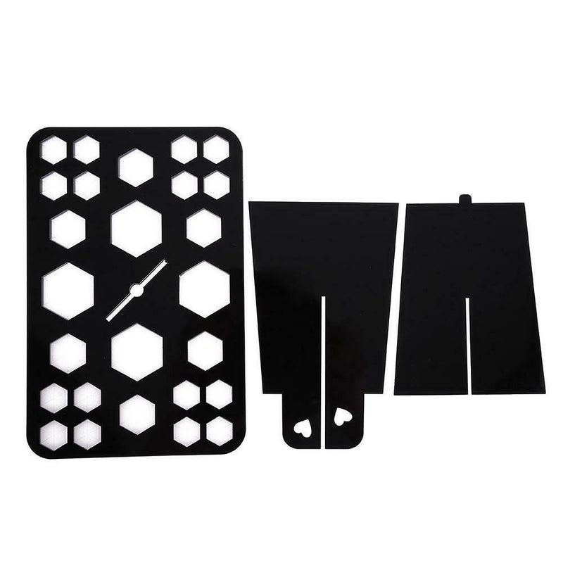 26holes Makeup Brush Drying Rack Brush Holder Cosmetics Makeup Tools Black