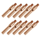 20pcs 45mm Contact Nozzle Tip for MAG/MIG Shielded Welder Fit 1.2mm+1.4mm