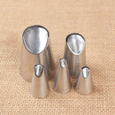 5PCS/Set Of Chrysanthemum Nozzle Icing Piping Pastry Nozzles Kitchen Cake To*SE
