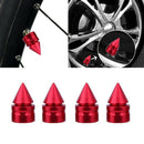 New 4PCS Aluminum Car Auto Truck Air Port Cover Tire Rim Valve Wheel Stem Caps