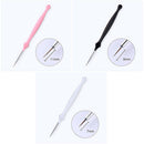 3Pcs/Set Nail Liner Brush Crystal UV Gel Nail Art Tools Drawing Painting Pen Hot