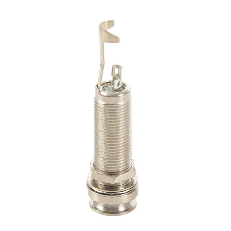 Cylinder Clip End Pin Mono Panel Output Jack Socket For Electric Guitar Bas