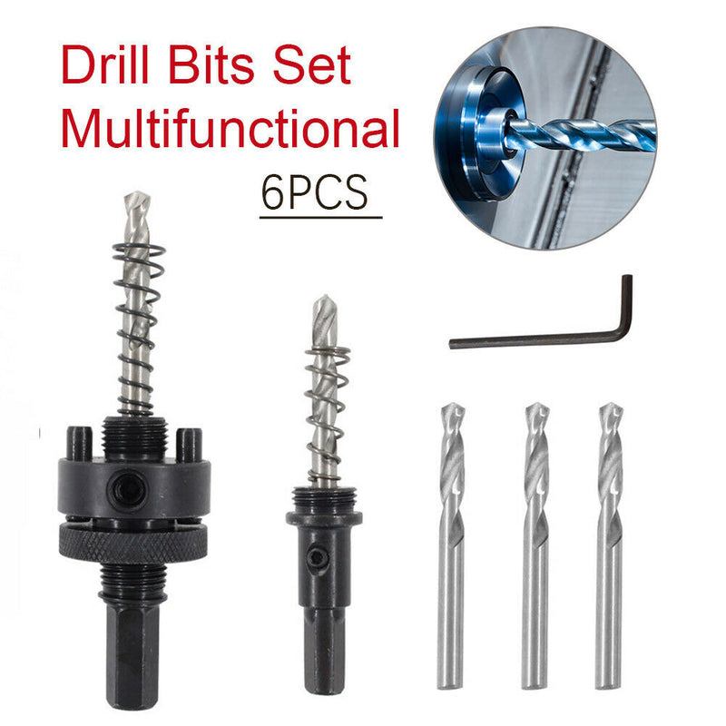 6pcs/set accessories multifunctional high-speed steel countersunk bit set