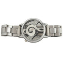 Watches Note Music Notation Metal Quartz Wristwatch Fashion