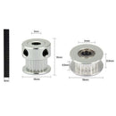 5Mx6Mm Gt2 Timing Belt +4Pcs 20 Tooth 5Mm Inner Diameter Pulley +4Pcs Idler L3N6