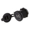 12V-24V 3.1A Green LED Dual USB Port Car Charger Power Adaptor Socket