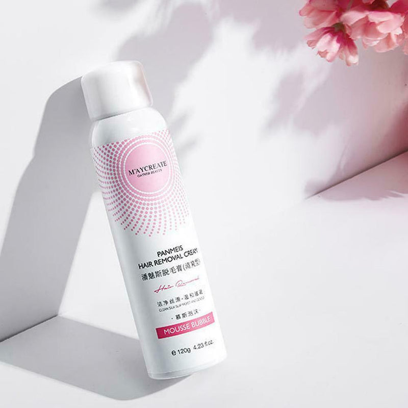 120g Natural & Painless Hair Remover Mousse Spray women