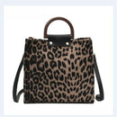 Leopard Women Handbags Big Capacity Pu Leather Females Handbags Fashion Leo J4J8