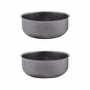 2pcs Titanium Water Drinking Coffee Beer Tea Cup Mug Tumbler Picnic 62ml