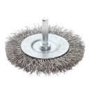 2 Pieces Wire Wheel Brush For Metal Derusting Wood Grinding 75mm 0.3mm