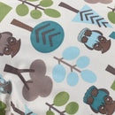 Baby Waterproof Diaper bag with Zipper for Baby Carrier (Owl and tree