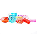 Cosmetic Sample Container Plastic Clear Cosmetic Pot Jars with Screw Cap Li N3N9