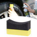 Auto Car Wheel Waxing Tire Polishing Compound Washing Pad Sponge Cleaning B B9M7