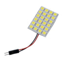 4X White 24 SMD 5050 LED Car Interior Dome Light T10 BA9S Festoon Panel  ZSV