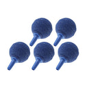 5 pcs Blue Aquarium Stones Air Vents Mini Round Air Bubbles Creator