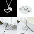 Women Novelty Alloy Heart Necklace Nurse Stethoscope Chain Link Pendant Gift 1PC