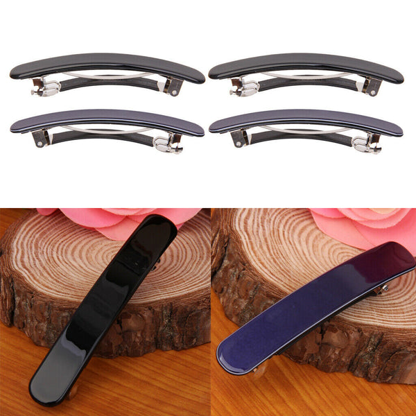 4Pack Simple Ladies Barrette Skinny French Hair Clip Hair Pin Headwear Hair Grip
