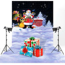 Photographic Xmas Theme Decor Screen Photo Wall Hanging Background Backdrop Prop