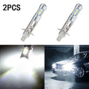 2X H1 50W High Power LED Xenon White Fog Lights Headlight Daytime Bulb 6000K